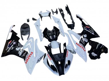 Migliori Carena Moto BMW S1000RR 2015-2016 - Bianco Nero Lucido Fiamm
