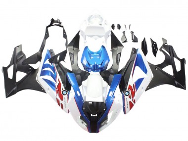Migliori Carena Moto BMW S1000RR 2009-2014 - Bianco Blu Nero Opaco