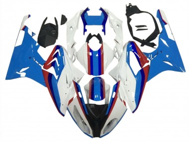 Migliori Carena Moto BMW S1000RR 2009-2014 - Bianco Rosso Blu