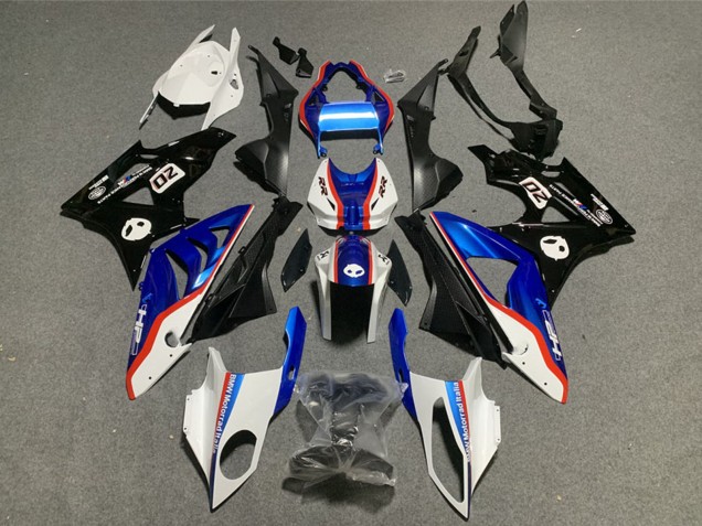 Migliori Plastica ABS BMW S1000RR 2009-2014 - Bianco Rosso Blu Nero Lucido