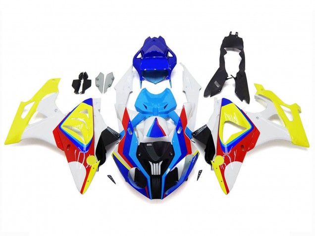 Migliori Carena Moto BMW S1000RR 2009-2014 - Bianco Rosso Blu Giallo