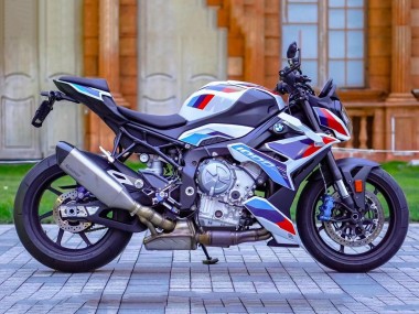 Migliori Carena Moto BMW S1000R 2021-2025 - Bianco Azzurro Chiaro Scuro Rosso