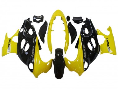 Migliori Carena Moto Suzuki GSX600F/GSX750F 2004-2006 - Nero Lucido Giallo