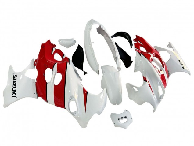 Migliori Carena Moto Suzuki GSX600F/GSX750F 2004-2006 - Bianco Rosso