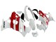 Migliori Carena Moto Suzuki GSX600F/GSX750F 2004-2006 - Bianco Rosso