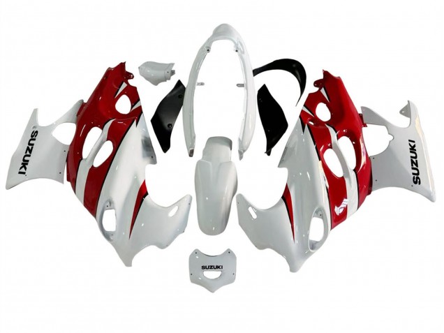 Migliori Carena Moto Suzuki GSX600F/GSX750F 2004-2006 - Bianco Rosso