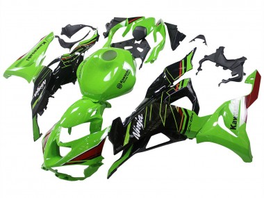 Migliori Carena Moto Kawasaki ZX6R 2023-2025 - Verde Nero