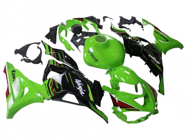 Migliori Carena Moto Kawasaki ZX6R 2023-2025 - Verde Nero