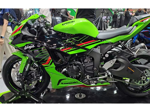 Migliori Carena Moto Kawasaki ZX6R 2023-2025 - Verde Nero