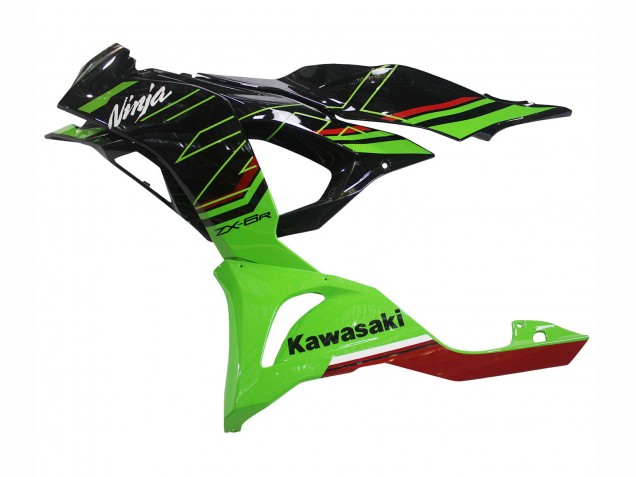 Migliori Carena Moto Kawasaki ZX6R 2023-2025 - Verde Nero