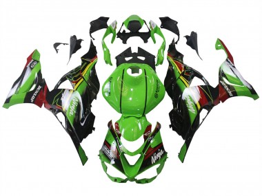 Migliori Carena Moto Kawasaki ZX6R 2023-2025 - Verde Nero Rosso Giallo Dunlop