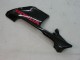 Migliori Carena Moto Honda CBR600RR 2003-2004 - Nero Lucido Rosso Decals