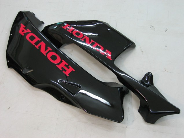 Migliori Carena Moto Honda CBR600RR 2003-2004 - Nero Lucido Rosso Decals