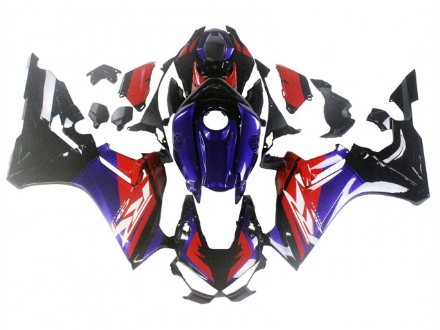 Migliori Carena Moto Honda CBR1000RR 2017-2023 - Rosso Blu Nero Lucido
