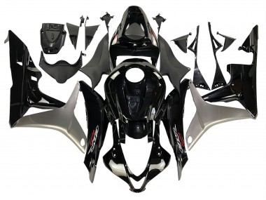 Migliori Kit Carena Moto Honda CBR600RR 2007-2008 - Argento Nero Lucido