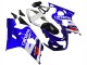 Migliori Kit Carena Moto Suzuki GSXR 600 / GSXR 750 2004-2005 - Bianco Blu Nero Rosso