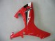 Migliori Carena Moto Suzuki GSXR 600 / GSXR 750 2006-2007 - Bianco Rosso Nero Lucido