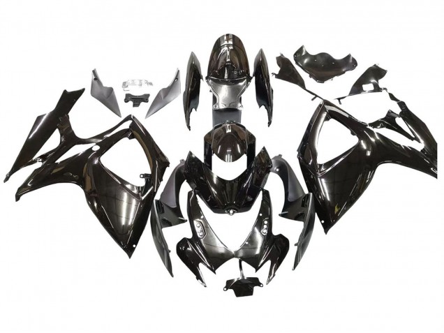 Migliori Carena Moto Suzuki GSXR 600 / GSXR 750 2006-2007 - Nero Lucido