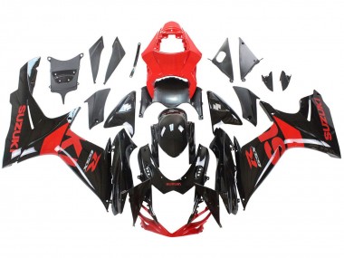 Migliori Kit Carena Moto Suzuki GSXR 600 / GSXR 750 2011-2024 - Rosso Nero Lucido