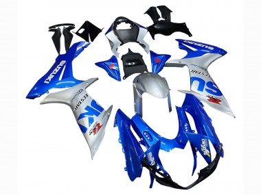 Migliori Carena Moto Suzuki GSXR 600 / GSXR 750 2011-2024 - Blu Argento Ecstar