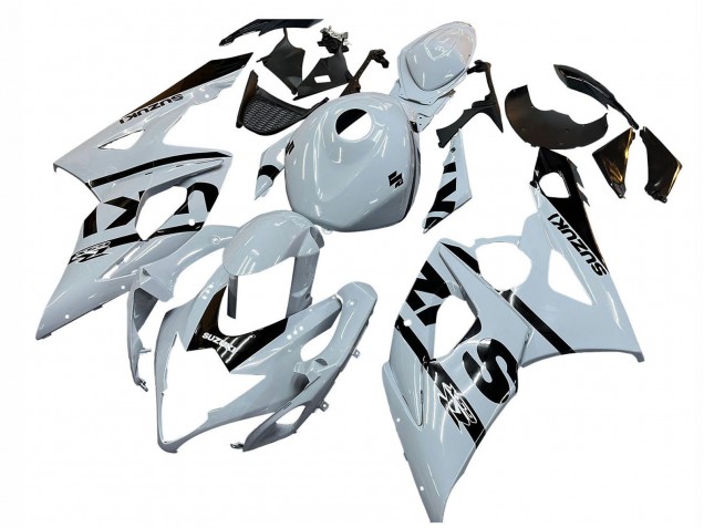 Migliori Carena Moto Suzuki GSXR 1000 2005-2006 - Bianco Nero