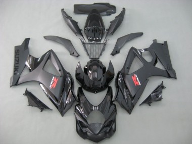 Migliori Carena Moto Suzuki GSXR 1000 2007-2008 - Nero Opaco Nero Lucido