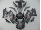 Migliori Carena Moto Suzuki GSXR 1000 2007-2008 - Nero Opaco Nero Lucido
