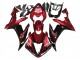 Migliori Carena Moto Yamaha YZF 1000 R1 2004-2006 - Rosso Nero Lucido