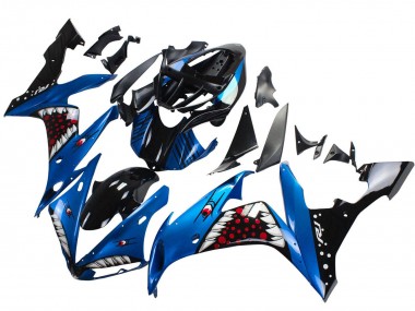 Migliori Carena Moto Yamaha YZF 1000 R1 2004-2006 - Blu Nero Rosso Bianco Squalo