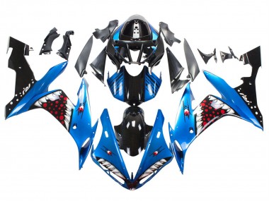Migliori Carena Moto Yamaha YZF 1000 R1 2004-2006 - Blu Nero Rosso Bianco Squalo