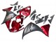 Migliori Carena Moto Yamaha YZF 1000 R1 2009-2011 - Rosso Nero Opaco