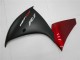 Migliori Carena Moto Yamaha YZF 1000 R1 2009-2011 - Rosso Nero Opaco