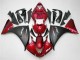 Migliori Carena Moto Yamaha YZF 1000 R1 2009-2011 - Rosso Nero Opaco