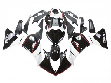 Migliori Carena Moto Yamaha YZF 1000 R1 2012-2014 - Bianco Rosso Nero Lucido