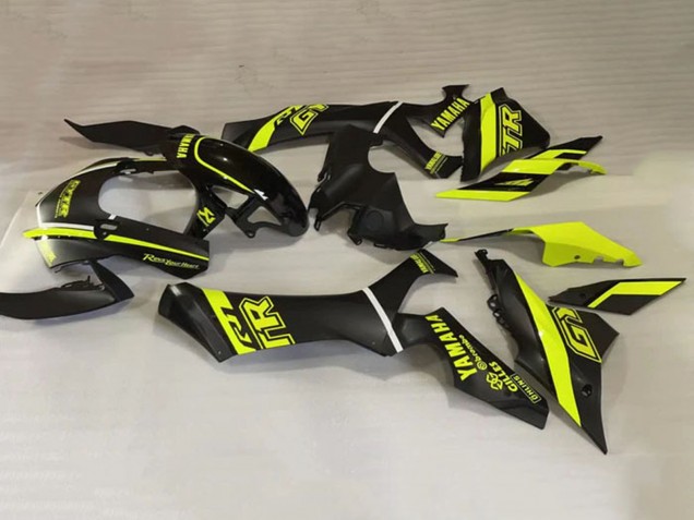 Migliori Carena Moto Yamaha YZF 1000 R1 2020-2025 - Nero Lucido Fluorescent Giallo