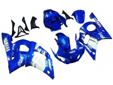 Migliori Carena Moto Yamaha YZF 600 R6 1998-2002 - Blu Bianco