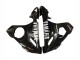 Migliori Carena Moto Yamaha YZF R6 2003-2004 - Nero Lucido Bianco Decals