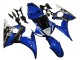 Migliori Carena Moto Yamaha YZF R6 2003-2004 - Blu Bianco Nero Lucido Yamalube