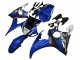Migliori Carena Moto Yamaha YZF R6 2003-2004 - Blu Bianco Nero Lucido Yamalube