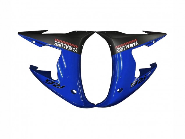 Migliori Carena Moto Yamaha YZF R6 2003-2004 - Blu Bianco Nero Lucido Yamalube