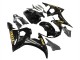 Migliori Carena Moto Yamaha YZF R6 2003-2004 - Nero Lucido Oro Decals