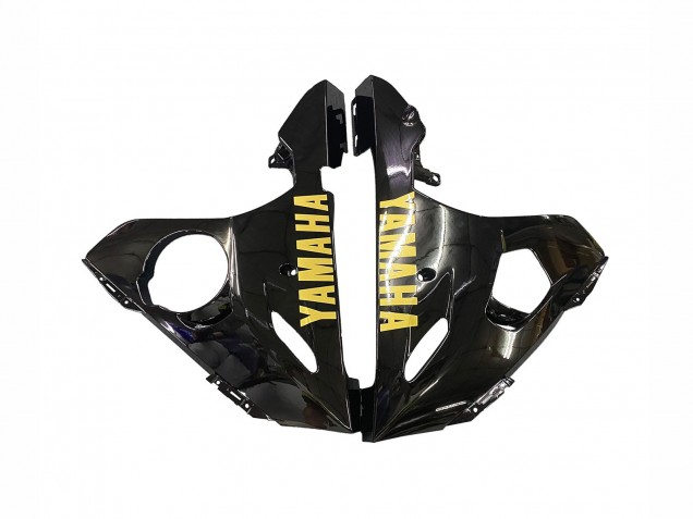 Migliori Carena Moto Yamaha YZF R6 2003-2004 - Nero Lucido Oro Decals