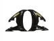 Migliori Carena Moto Yamaha YZF R6S 2006-2009 - Nero Lucido Oro Decals