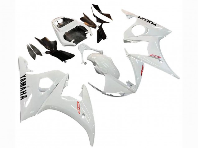 Migliori Carena Moto Yamaha YZF R6 2003-2004 - Bianco
