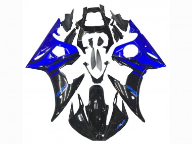 Migliori Carena Moto Yamaha YZF R6 2003-2004 - Blu Nero Lucido