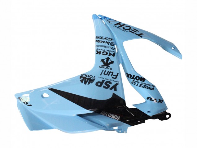 Migliori Carena Moto Yamaha YZF R3/R25 2015-2018 - Azzurro Chiaro Nero Yamalube 21