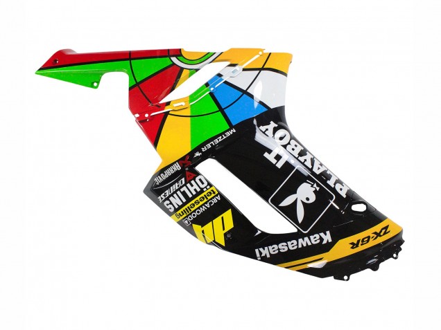 Migliori Carena Moto Kawasaki ZX6R 2007-2008 - Colorato Playboy 223