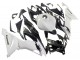Migliori Carena Moto Kawasaki ZX6R 2019-2022 - Bianco Nero Fibra di Carbonio