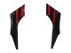 Migliori Carene Moto Kawasaki EX300 2013-2017 - Rosso Nero