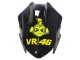 Migliori Carene Moto Kawasaki EX300 2013-2017 - Nero Lucido Giallo Rosso Verde Blu Bianco